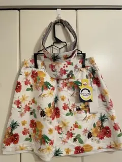 新品2点　adidas ゴルフウェア　フローラルバイザー&リバーシブルスカート