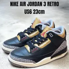 美品 NIKE AIR JORDAN 3 RETRO ナイキ 23cm