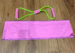 【数回使用】エクササイズバンド ピンク/グリーン