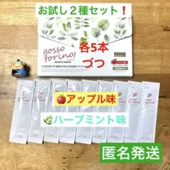 ゴッソトリノ　薬用マウスウォッシュ２種お試しセット　ハーブミント味／アップル味