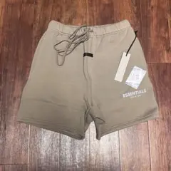 Fog essentials ハーフパンツショーツ反射フォントカーキブラウンロゴのサムネイル