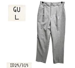 GU ストレッチテーパードパンツグレー ボトムス 春物Ｌ221-329779