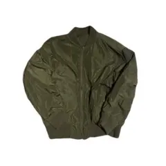 オリーブグリーン　MA-1ジャケット