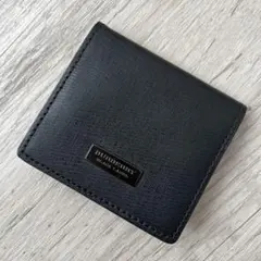 BURBERRY バーバリー ブラックレザー コインケース 小銭入れ
