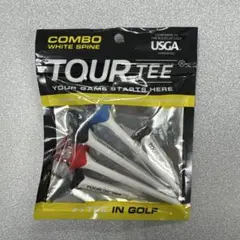 TOUR TEE COMBO WHITE SPINE 6本入り