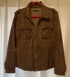 ★高級！セオリー/theory/羊革ライダースジャケット