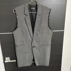 Raf Simons ノースリーブジャケット　切りっぱなし　激レア　サイズ46のサムネイル