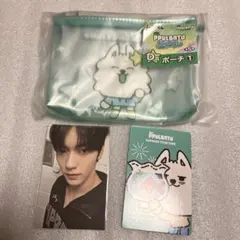 匿名配送 ファミマ くじ ヨンモン ポーチ ポップアップ トレカ スビン