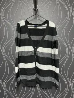 GAPkidsボーダーニットカーディガン130cm