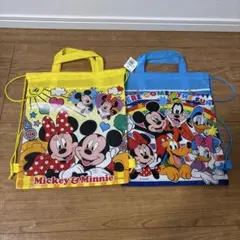 ミニーマウス＆ミッキーマウス 2wayトートバッグ2点セット