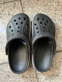 crocs ブラック クロッグサンダル 23cm