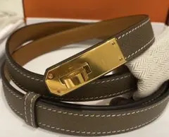 希少/美品】HERMES ケリー ペット用 首輪 リード セット カデナ 付き