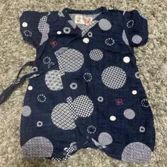 くろわっさんすべべ 甚平 50-60cm