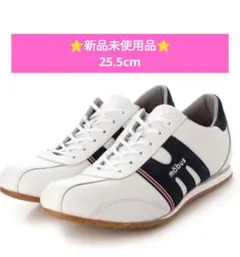mobus BASEL スニーカー ホワイト ネイビー 25.5cmのサムネイル