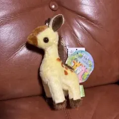 キリン型ぬいぐるみ 小型 未使用タグ付き