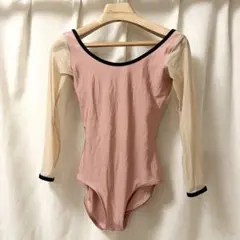 YUMIKO｜メッシュロングスリーブレオタード 大人XLのサムネイル
