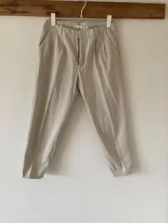 evam eva ベージュ イージーパンツ