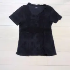 three dots 半袖 Tシャツ ネイビー S　パイルのサムネイル