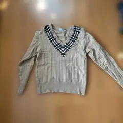 Burberry's Vネックセーター Mサイズ