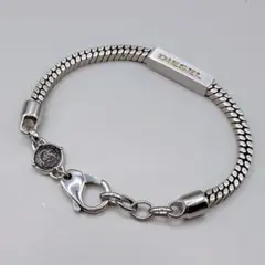 【希少 美品】 ディーゼル DIESEL スクエア チェーン ブレスレット