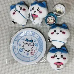 ちいかわ　ハチワレセット！　くら寿司　寿司皿　ぬいぐるみ　マスコット