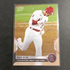 大谷翔平 2022 Topps Now 7イニング投球と本塁打で連敗を止める