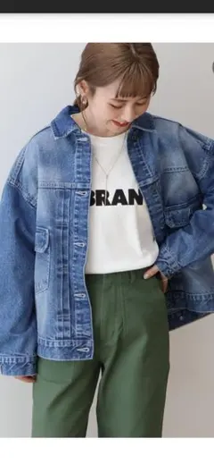 アメリカンホリック オーバーサイズデニムジャケット Gジャン