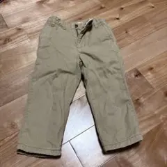 ベージュ チェック柄 内側 パンツ