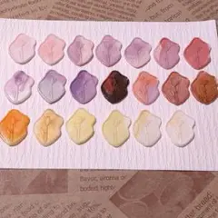 ハンドメイド シーリングスタンプシール 20枚セット 【ピンク】フラワー