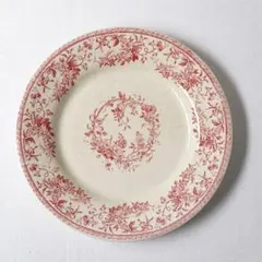 Gien アンティーク　花柄皿 2枚セット no.2 平皿 チューリップ GIEN ジアン フランスアンティーク