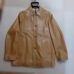 BURBERRY レザージャケット 　ハーフコート　ブラウンのサムネイル
