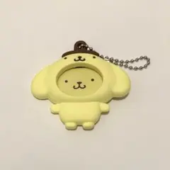 フォトバッジ付きマスコット　ポムポムプリン