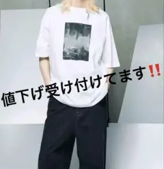 グラフィックプリント Tシャツ ホワイト