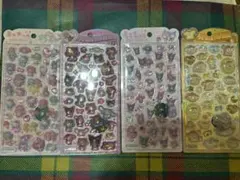 【新品】うるちゅるポップシール　サンリオキャラクター 4種類セット