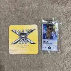 ELLY コースター　クリアチャーム　セット