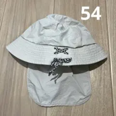 値下げ★帽子 54cm 顎紐付き 日除けタレ付きのサムネイル