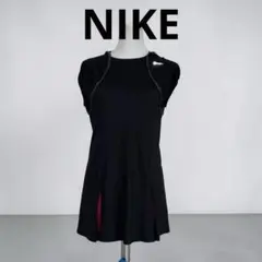 【極美品】ナイキ DRI-FIT テニスウェア ワンピース L レディース 黒のサムネイル