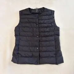 ユニクロ ウルトラライトダウンベストレディースS ブラック　2way