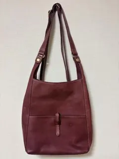 Kissora 2WAY レザー リュック ショルダー ボルドーのサムネイル