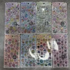 【正規品】サンリオ等うるちゅるPOPシール 8枚まとめ売りセット