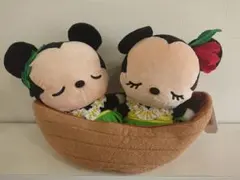 ディズニーハワイ　アウラニ限定　オルメル ぬいぐるみ アロハ シャツ　2体セット ディズニーハワイ アウラニ限定 オルメル ぬいぐるみ アロハ シャツ 2
