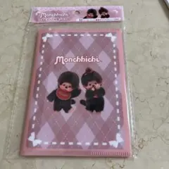 モンチッチ　カバー付きノート　キャンドゥ