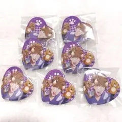 【個数変更しました】忍たま ハート缶バッジ 不破 鉢屋