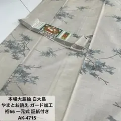 2026年最新】白大島紬 反物の人気アイテム - メルカリ