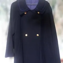 美品】イヴ・サンローラン カシミア混 ベルテッド ロングコート 金