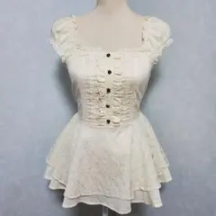 希少/タグ付き axes femme ビスチェ風アウターキャミソール チュニック