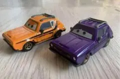 カーズ　ミニカー　★カーズ ★ ペッパーファミリー2台セット