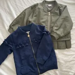 90 ジャケット　ブルゾン　セット⭐︎ プティマイン　ママラク