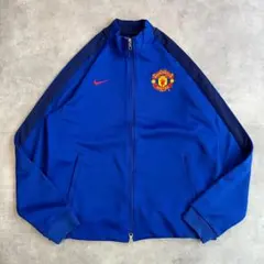 ナイキ マンチェスターユナイテッド ジャケット サッカー XL 青 16119