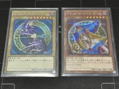 遊戯王 ブラックマジシャン・ブラックマジシャンガール15AX シク2枚セット